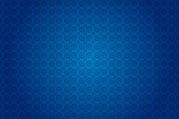 Illustrazione di cerchi blu in blu