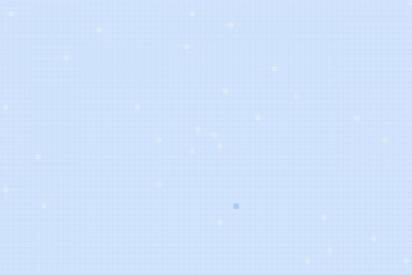 Pixili su sfondo a scacchi blu