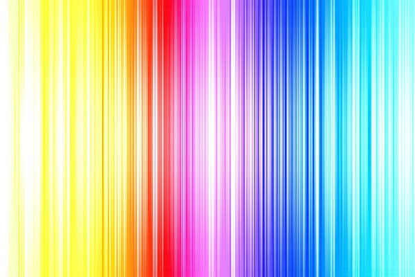 Arcobaleno da giallo a strisce blu