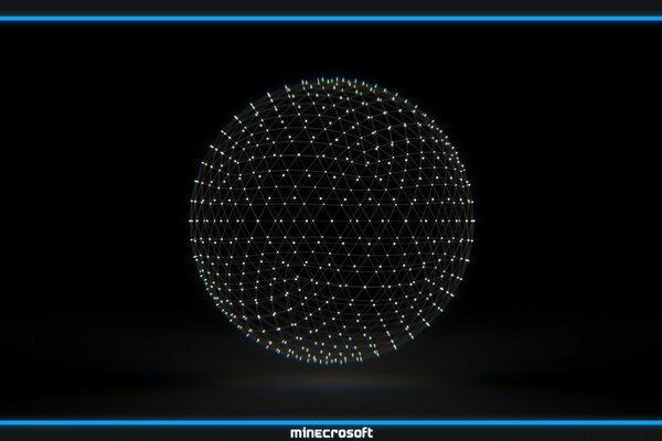 Sfera di singoli punti luminosi