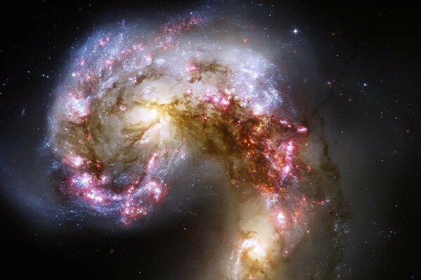 Spazio esterno raffigurante una galassia