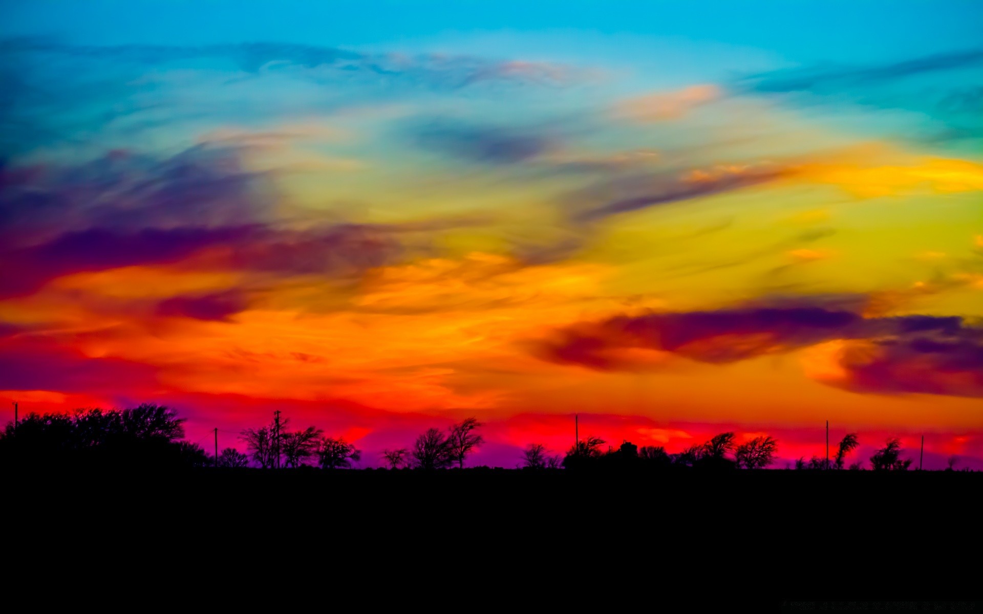 cielo tramonto sole alba natura sera cielo paesaggio bel tempo crepuscolo luce