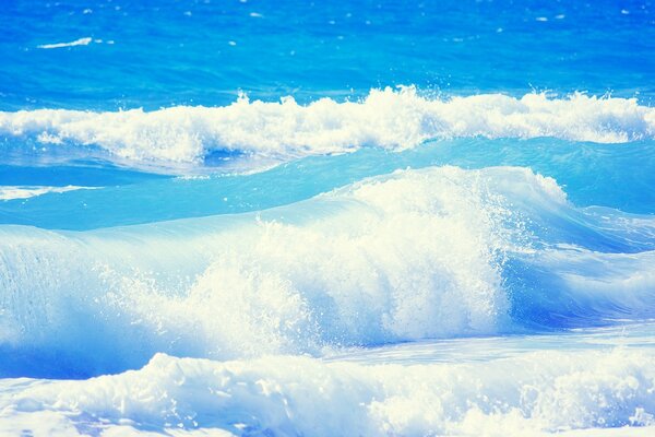 Onde estive schizzare nell aria