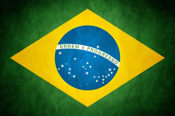 La bandiera brasiliana del paese è un simbolo di partiotismo