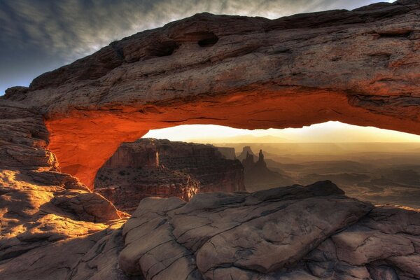 Bellissimo paesaggio nel deserto americano