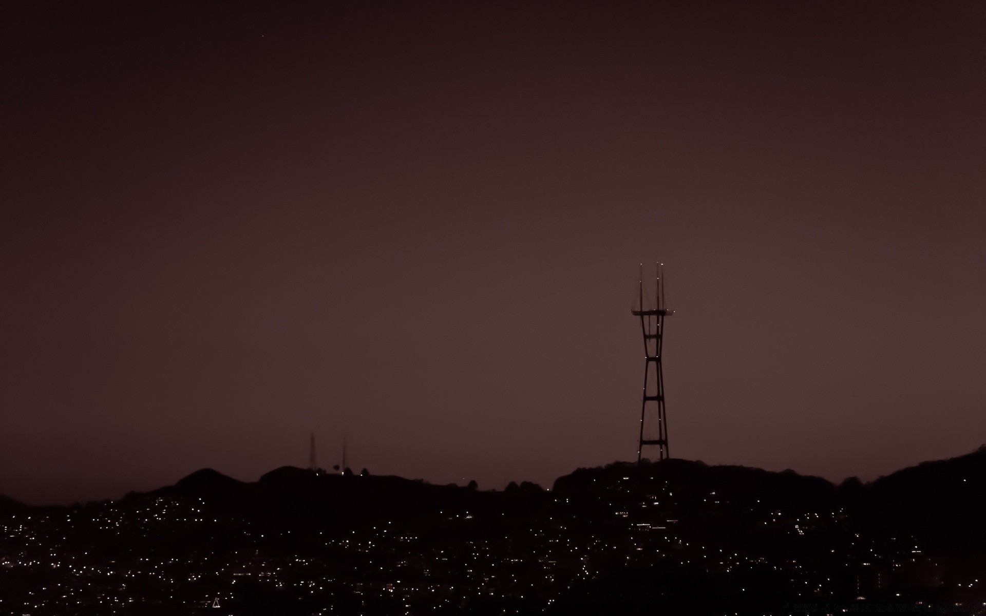 america tramonto silhouette paesaggio cielo luna luce alba illuminato sera crepuscolo nebbia sole torre osservatorio faro viaggi